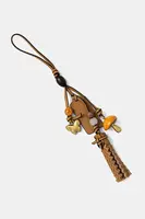 Kožená klíčenka Coach Heritage