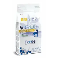 MONGE VetSolution Cat Urinary Oxalate 1,5kg diétne suché krmivo pre mačky na zníženie tvorby struvitových kameňov na báze oxalátu
