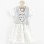 Dojčenské bavlnené šatôčky Srdiečka