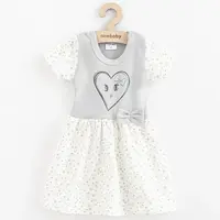 Dojčenské bavlnené šatôčky Srdiečka