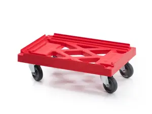Podvozek na plastové přepravky STANDARD, 4 otočná kola