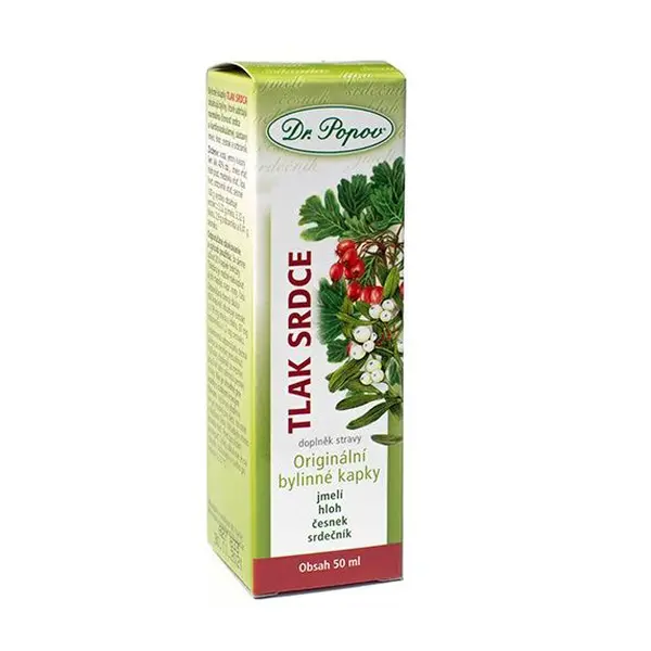 Dr. Popov Tlak srdce bylinné kapky 50 ml