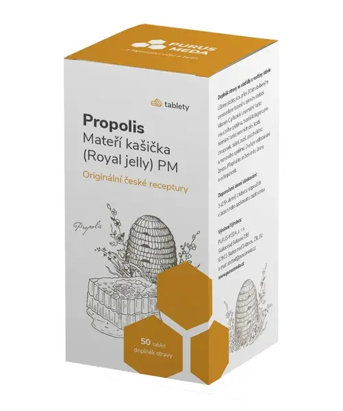 PURUS Propolis Mateří kašička 50 tablet