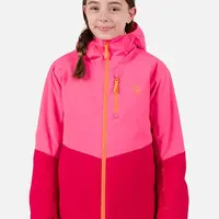 Dětská bunda Rossignol WISPILE růžová barva, RLNYJ02