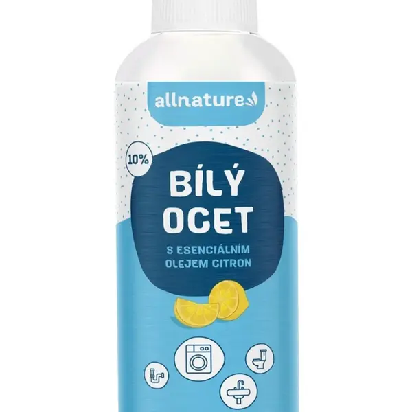 Allnature Bílý ocet 10% s vůní citrónu 1000 ml