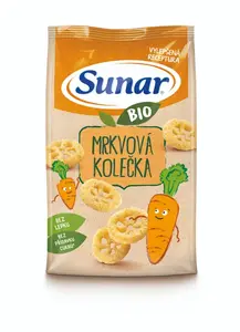 Sunar BIO Mrkvová kolečka křupky 45 g