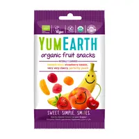 YumEarth BIO Ovocné želé bonbony mix příchutí 50 g