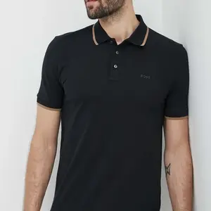 Bavlněné polo tričko BOSS Parlay 190