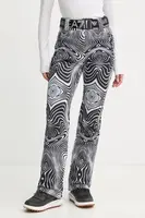 Lyžařské kalhoty EA7 Emporio Armani Kitzbuhel High Waisted Softshell černá barva, TN8HZ.6DTP03