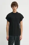 Bavlněné tričko Won Hundred černá barva, 3587-12071