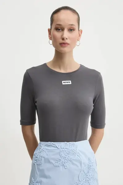 Tričko Rotate šedá barva, 1140941205