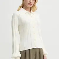 Kardigan Filippa K dámský, béžová barva, lehký, 31084