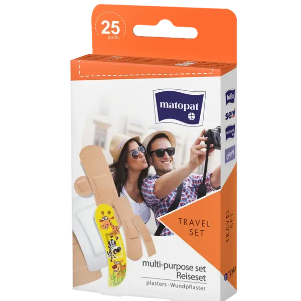 Matopat Travel set náplasti 25 ks