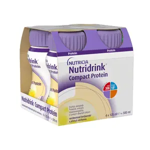 Nutridrink Compact Protein s příchutí vanilkovou 4x125 ml