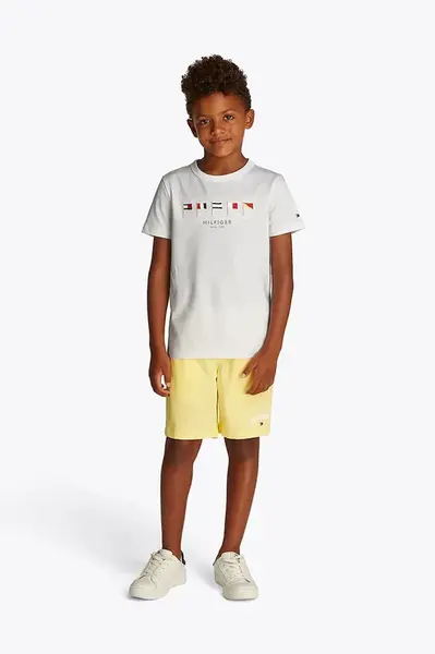 Dětské bavlněné tričko Tommy Hilfiger