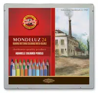 Sada akvarelových pastelek Mondeluz 24ks krajinářská