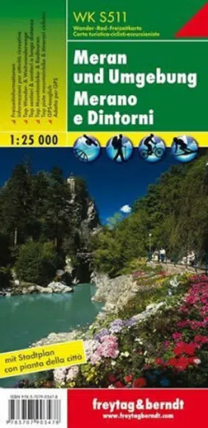 WKS 511 Meran a okolí 1:25 000 / turistická mapa