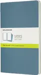 Sešity Moleskine Cahier, L, čisté, 3 ks - tm. tyrkysové