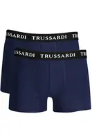TRUSSARDI MEN'S BLUE BOXER