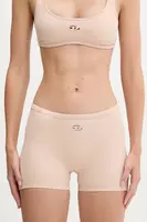 Kraťasy Diesel SOPHIA-UTLT dámské, béžová barva, high waist, A19360.0PJBA