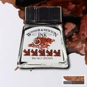 Tuš Winsor Newton 14ml – 441 ořechově hnědá