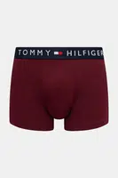 Boxerky Tommy Hilfiger pánské, vínová barva, UM0UM02836