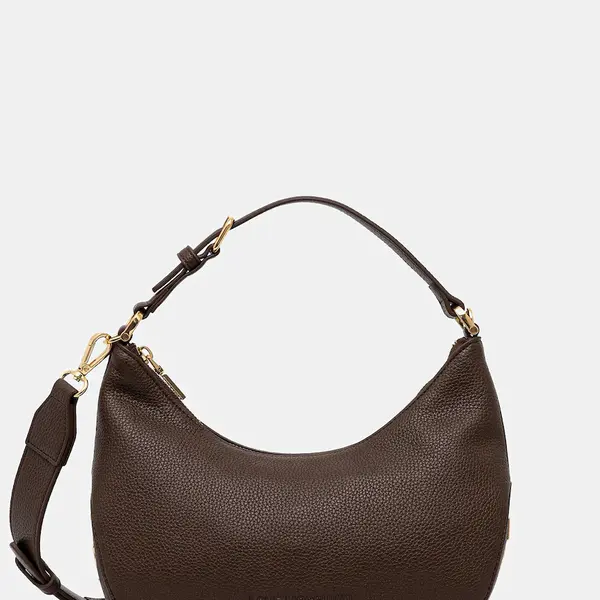 Kabelka Love Moschino hnědá barva, JC4018PP1NLT0301