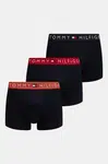 Boxerky Tommy Hilfiger 3-pack pánské, tmavomodrá barva