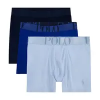 Dětské bavlněné boxerky Polo Ralph Lauren 3-pack modrá barva, 9P5035