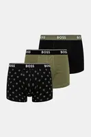 Boxerky BOSS Trunk 3P Power Desig 3-pack pánské, černá barva, 50531701