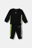 Kojenecká tepláková souprava adidas Originals černá barva, JW5310