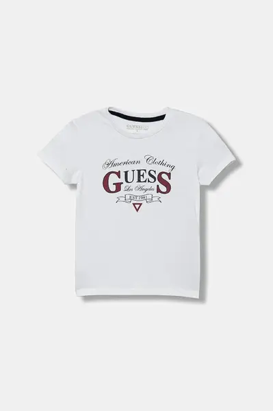 Dětské bavlněné tričko Guess