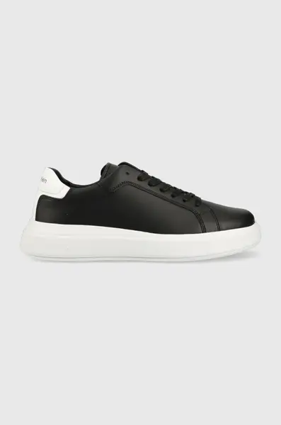 Kožené tenisky Calvin Klein LOW TOP LACE UP LTH