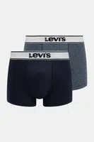 Boxerky Levi's 2-pack pánské, tmavomodrá barva, 37149-0935