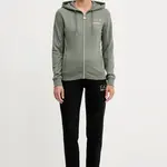 Tepláková souprava EA7 Emporio Armani dámská, zelená barva, TJ9RZ.8NTV51