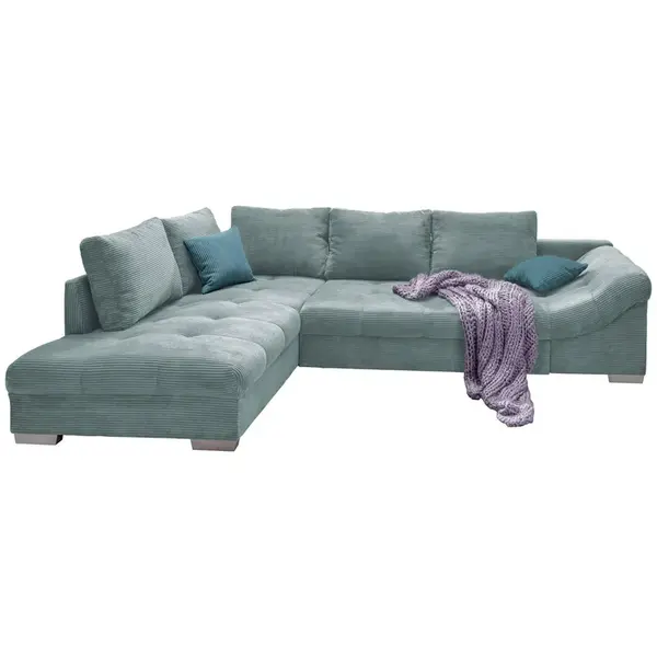 MID.YOU ROHOVÁ SEDAČKA, textil, světle modrá