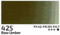 Akrylová barva Rosa 75ml – 425 raw umber