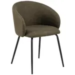 MID.YOU ŽIDLE S PODRUČKAMI, ocel, zelená, černá