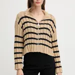 Bavlněný kardigan Dkny dámský, zelená barva, DJ5R0614