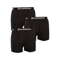 Horsefeathers 3PACK pánské trenky Frazier black (AM096A) L