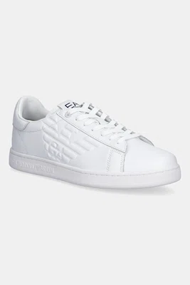 Kožené tenisky EA7 Emporio Armani bílá barva, AF10848.7X000331