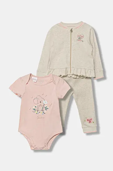 Dětská bavlněná souprava Guess 3-pack