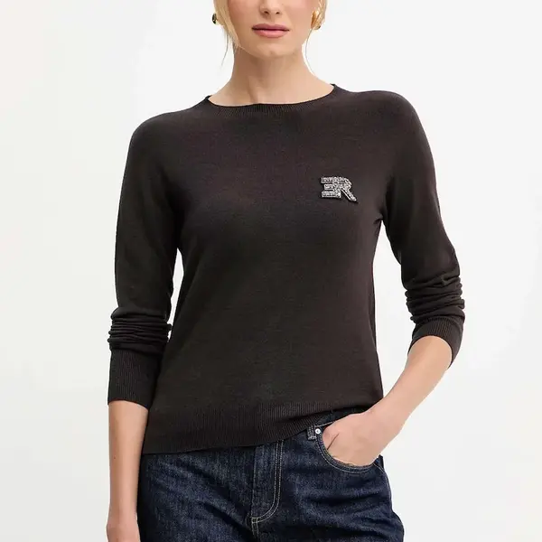 Svetr Ermanno Firenze dámský, hnědá barva, 57TM047EP2