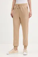 Tepláky adidas x Z.N.E dámské, zelená barva, s potiskem, JW7739