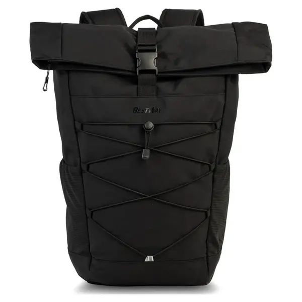 Velký městský rolovací batoh Bestway Monaco, polyester, na notebook 15" − černá 18l