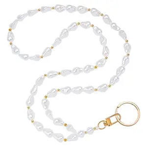 ABS Plastic Pearl Bead Name Card Straps