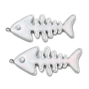 304 Stainless Steel Enamel Pendants