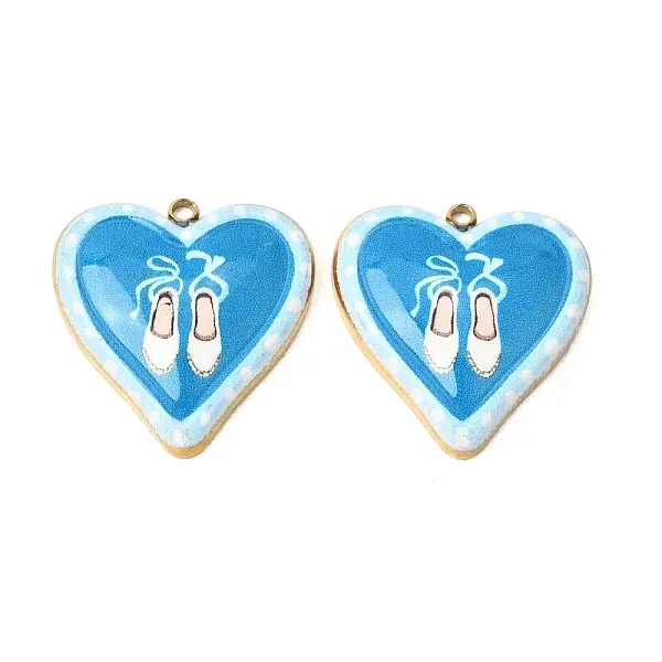 304 Stainless Steel Enamel Pendants