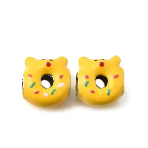 Alloy Enamel European Beads