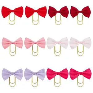 12Pcs 6 Colors Iron Paper Clips